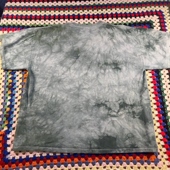 Vintage 90s The Mountain Giraffe Tie Dye T-Shirt Nature Wildlife Animal L - Picture 4 of 6
